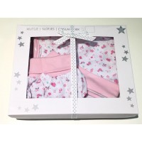 初生BB禮盒(粉紅花花) 